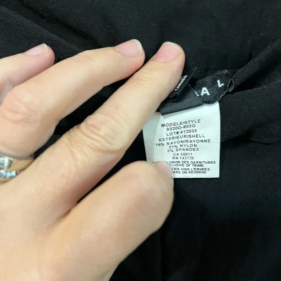 EUC black Tribal trousers size 10 - Picture 5 of 7